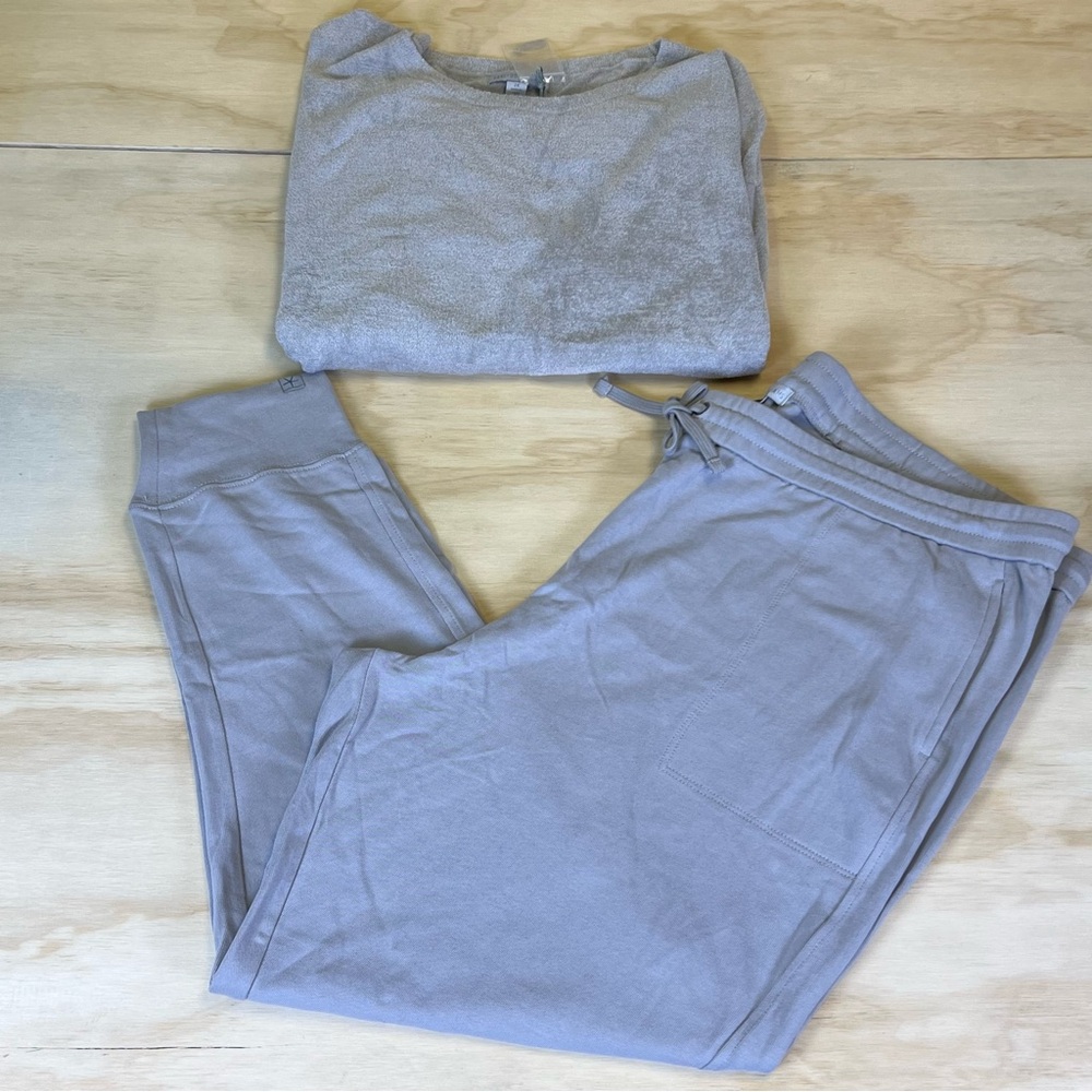 Barefoot Dreams Gray Pajama Set